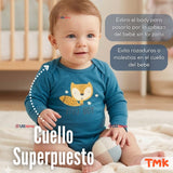 Pack 5 Bodys Manga Larga 100% Algodón Tedmimak Sweet Nature Bebé Niño