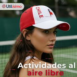 Gorro Jockey Talla Única Alta Calidad Poliéster Estampado Chileno
