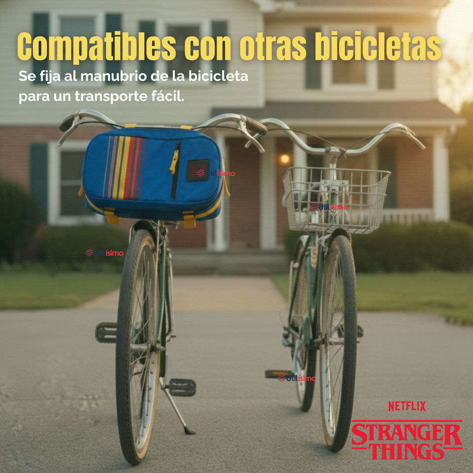 Soft Cooler Coleman Stranger Things™ 6 Latas Azul Bolso Mochila