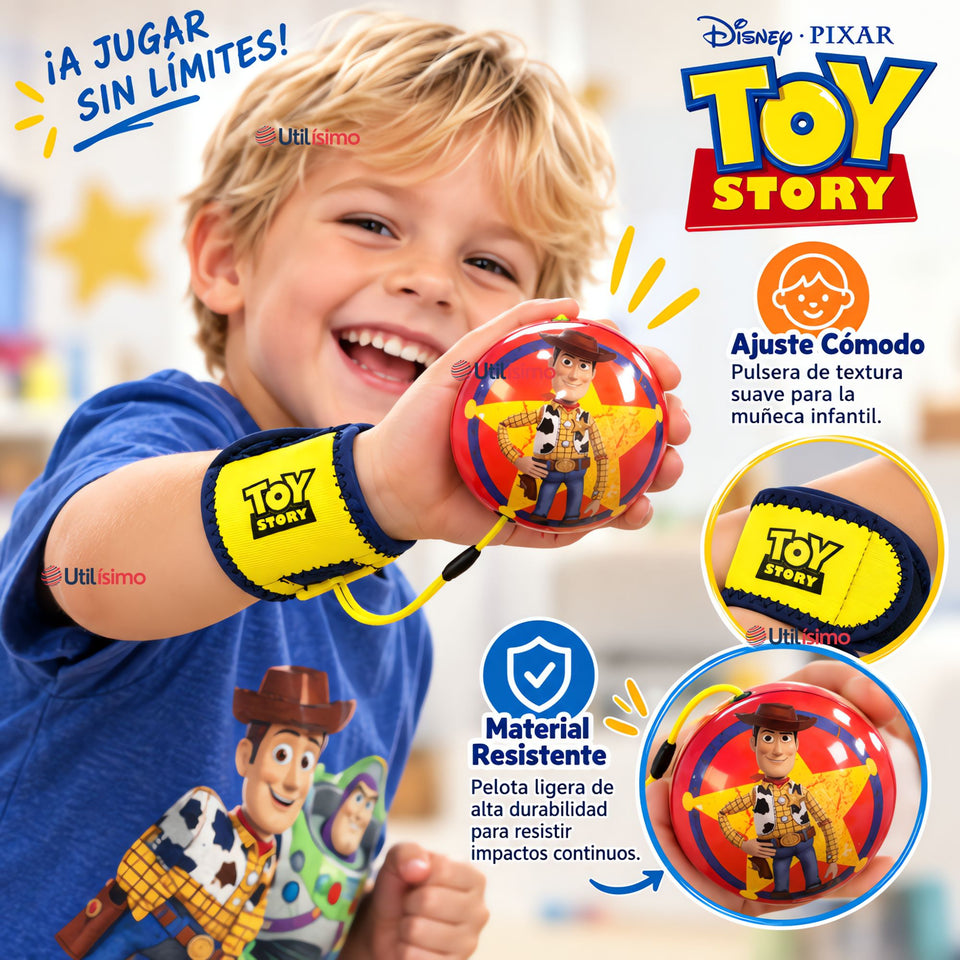 Toy Story Bungee Ball Pelota De Rebote Con Pulsera