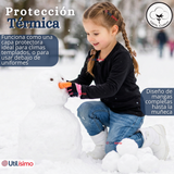 Pack 3 Camisetas Poleras Algodón Cuello Redondo Negra Primera Capa Manga Larga Niña