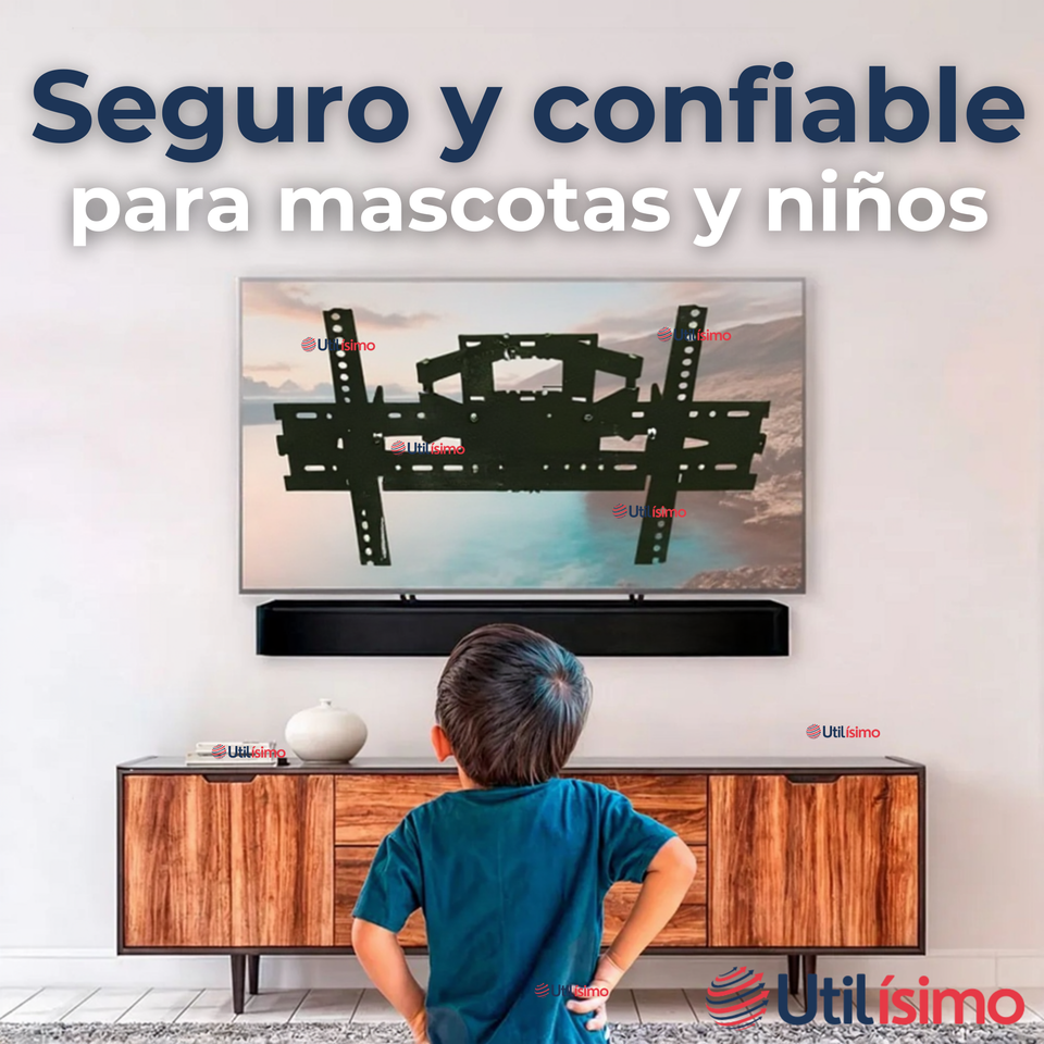 Soporte TV Pared Ajustable 60Kg 32 a 70 Pulgadas 32 37 39 40 42 43 46 47 48 49 50 55 58 60 65 70