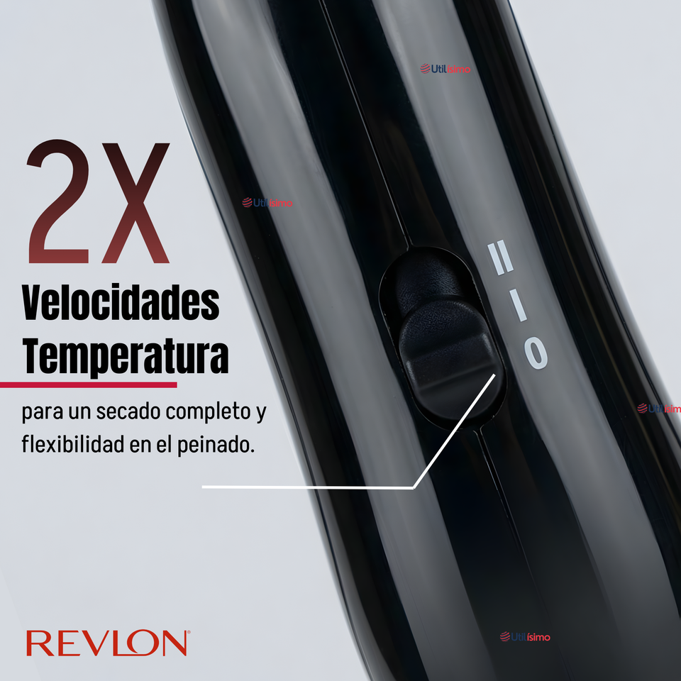 Kit Secador De Viaje Con Bolso Revlon 800W Negro