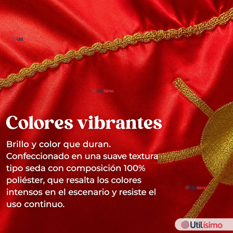 Traje Típico Caporal Rojo Danza Tradicional Fiestas Patrias
