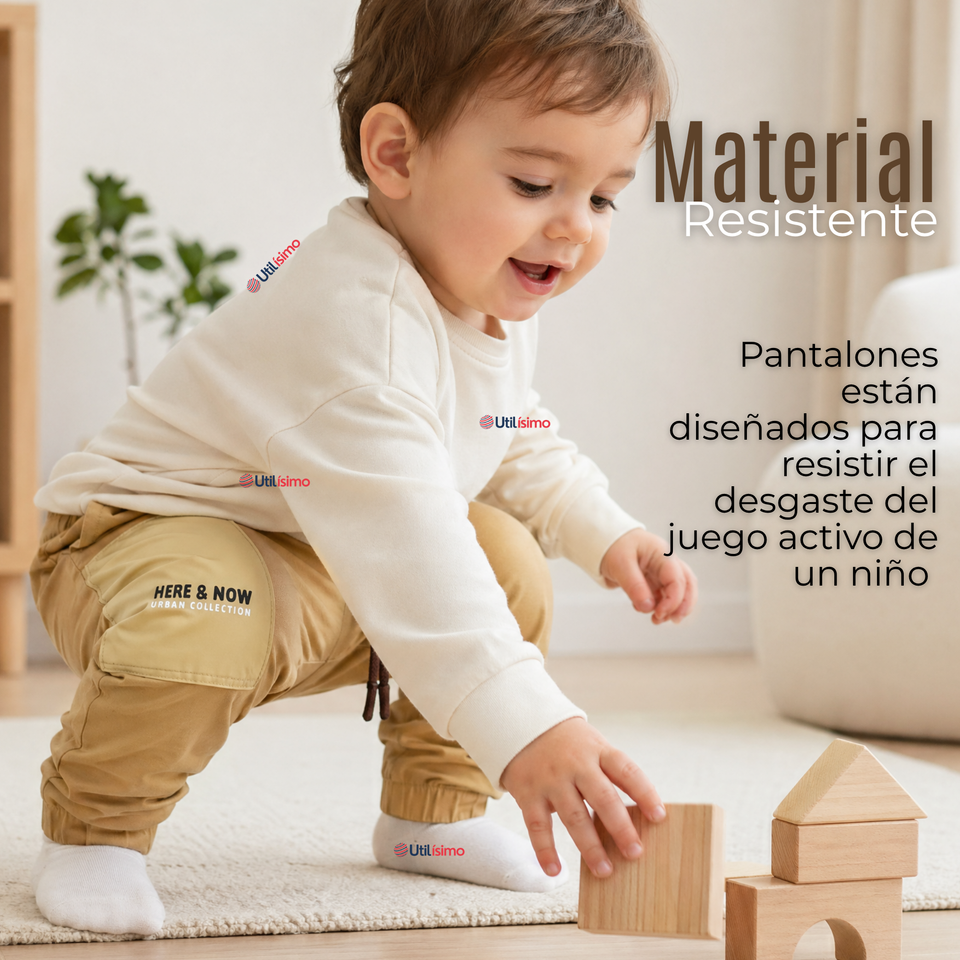 Jogger Infantil Pantalón De Buzo Niño Reforzado Calidad Premium