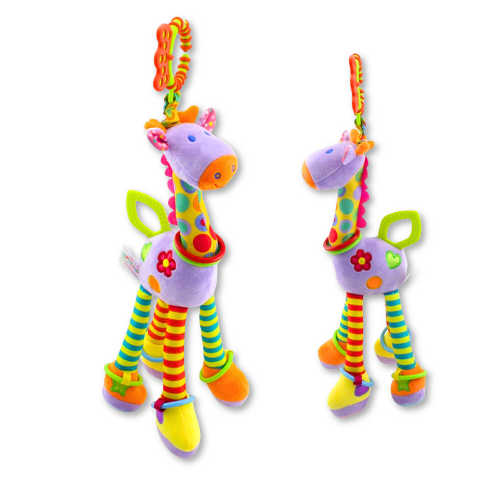 Peluche Sonajero De Bebé Mordedo Jirafa Peluche Sensorial Surtidos