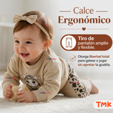 Conjunto 2 Piezas Polerón y Buzo 100% Algodón Tedmimak Bebé Niña Cat Print