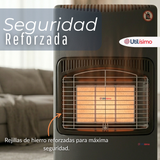 Calefactor A Gas Licuado 5kg A 15kg Plegable Interior Exterior Con Accesorios
