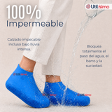 Fundas Cubre Zapatos Azul Impermeable Surtidas Silicona Antideslizante 1 par