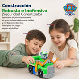 Paw Patrol Camión de reciclaje Rocky con Figura Juguete Niño