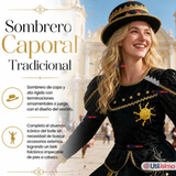 Traje Caporal Típico Completo Con Sombrero Negro Mujer Fiestas Patrias
