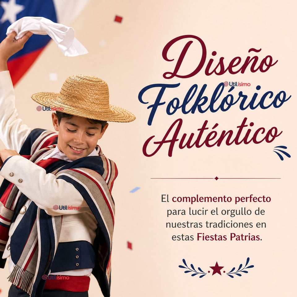 Sombrero Chupalla Huaso Juvenil Fiestas Patrias