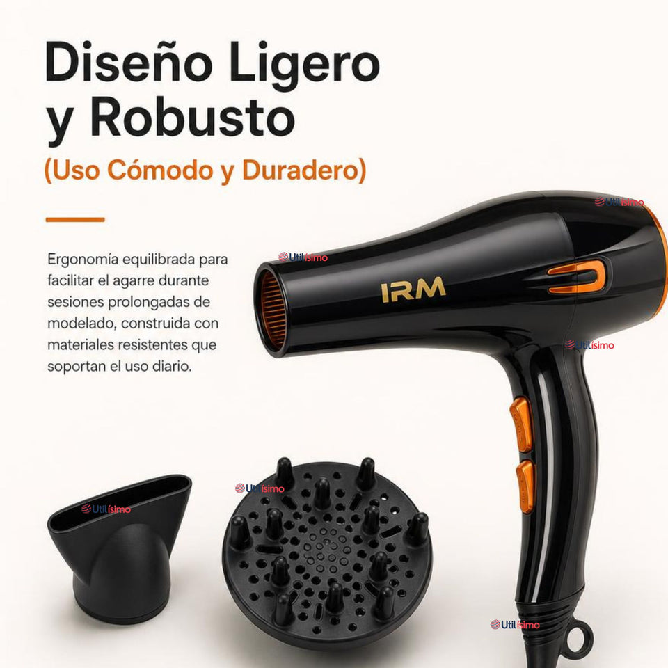 Secador De Cabello Profesional 1800W Potente y Liviano Hair Dryer