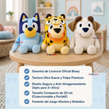 Pack 2 Peluches Bluey Diseños Surtidos Suaves Felpa Premium Peluche Niños