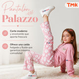 Conjunto 2 Piezas Polerón y Pantalón Buzo 100% Algodón Niña Tedmimak Beautiful flowers