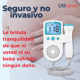 Monitor Fetal Doppler Latidos Fetales Corazón Bebé Blanco Azul