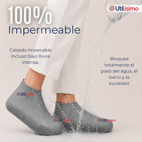Fundas Cubre Zapatos Gris Impermeable Surtidas Silicona Antideslizante
