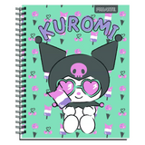 Cuadernos Universitarios Kuromi Marca Pro Arte Diseños Surtidos 100 Hojas (1 Unidad)