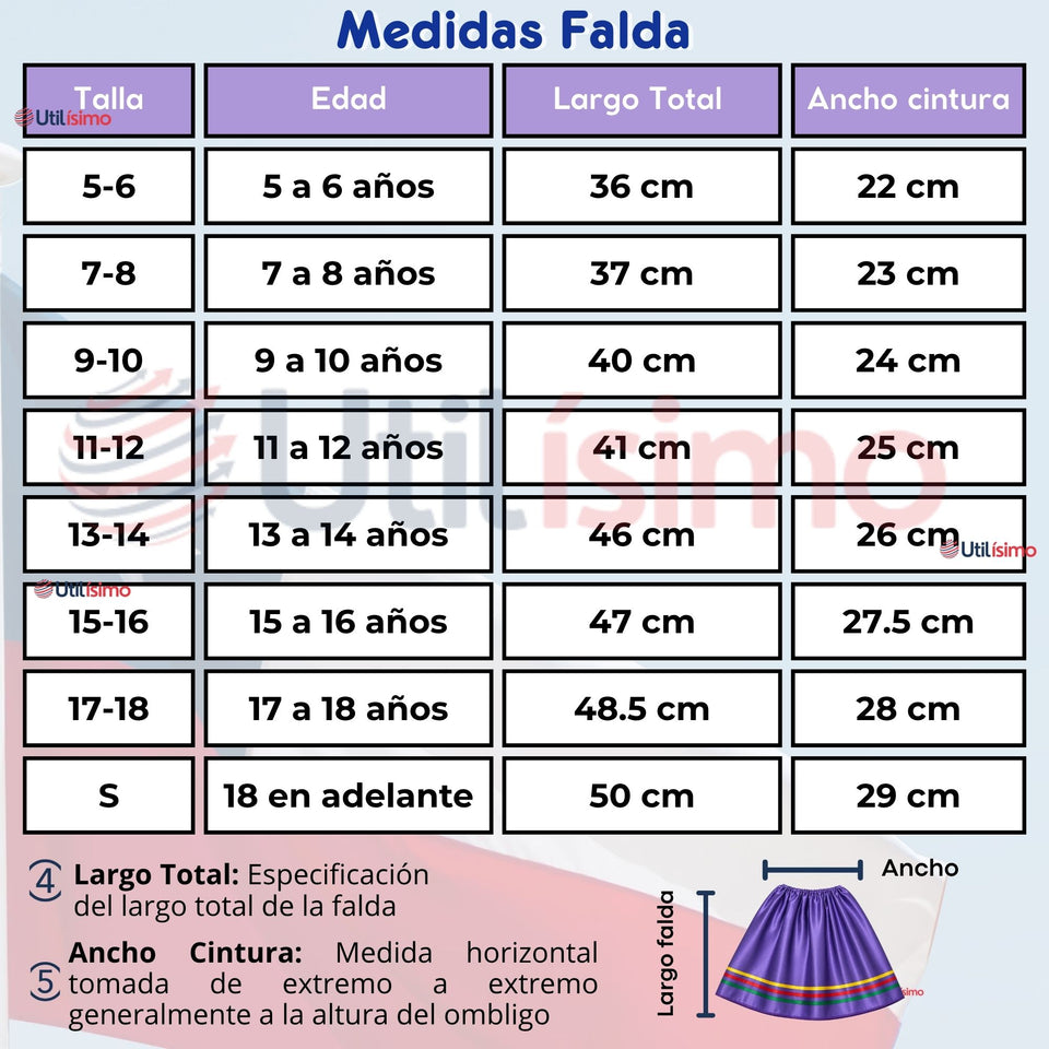 Traje Nortino Juvenil Con Polera 4 Piezas Morado Baile Típico Fiestas Patrias