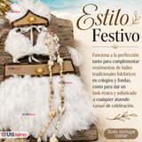Collar Pascuense De Conchitas Rapa Nui Unisex Fiestas Patrias