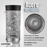 Vaso Mug Huron Couture Specked Slate Vaso Térmico 473 Ml Contigo