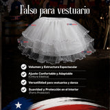 Pack 3 Falsos Para Faldas Niña Trajes Típicos Fiestas Patrias