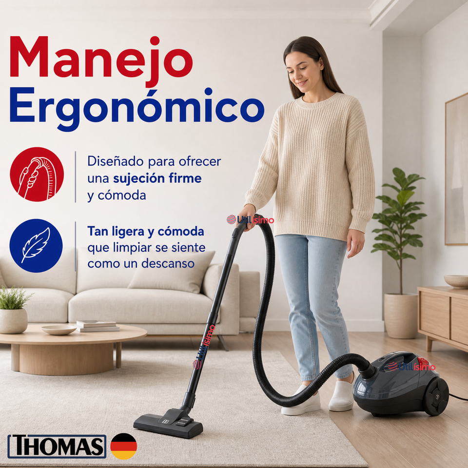 Aspiradora Thomas Th-1407 1400w Color Gris