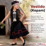 Pack 3 Trajes Típicos Vestido Mapuche Completo 5 Piezas Niña Fiestas Patrias