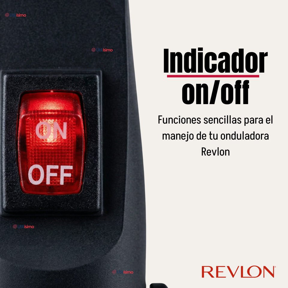 Onduladora De Pelo Revlon Waver Jumbo De 3 Barriles 120W Rosa