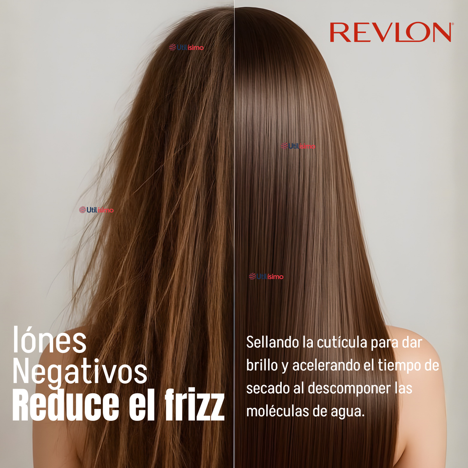 Secador De Cabello Control Frizz Revlon 2000W Negro