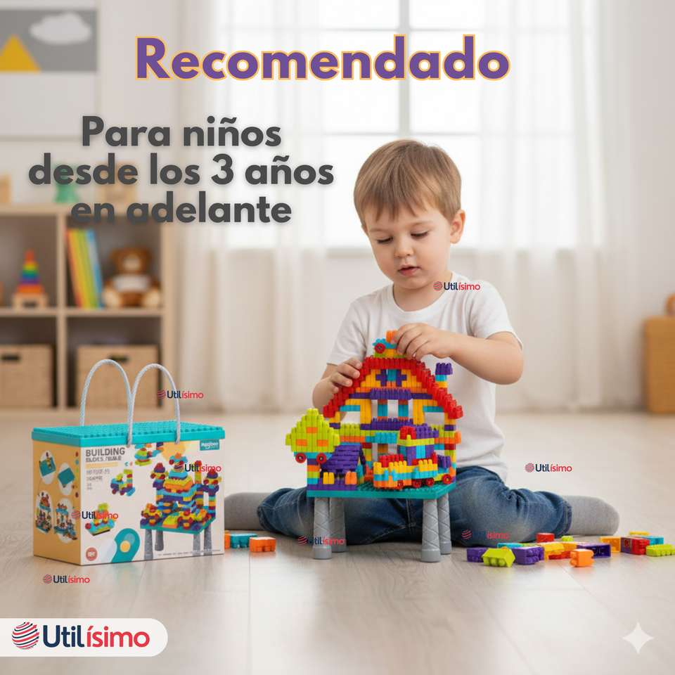 Juego Bloques de Construcción 360 piezas para Niño o Niña