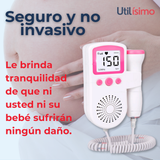 Monitor Fetal Doppler Latidos Fetales Corazón Bebé Blanco Rosa