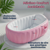 Bañera Inflable Plegable Portátil Para Bebés Con Bomba Aire Niña Rosado