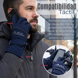Guantes Esquí Azul Térmicos Impermeables TouchScreen Nieve Esquiar