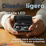 Audífonos Inalámbricos Bluetooth iOS Android Sonido Estéreo Negro