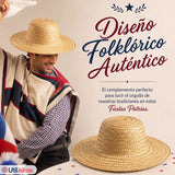 Sombrero Chupalla Huaso Tradicional Fiestas Patrias