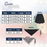 Traje Chilote Juvenil Negro Fiestas Patrias Con Polera 4 Piezas Tradicional Chilota