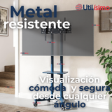 Soporte TV Grande Móvil Con Ruedas 32 a 75 Pulgadas 32 40 43 50 55 60 65 75