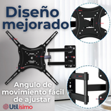 Soporte TV Pared Con Brazo 50Kg 14 a 55 Pulgadas 14 15 17 19 22 24 27 32 39 40 42 43 49 50 55