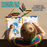 Pack 3 Libros Para Colorear Pintar Educativo Diseños Surtidos