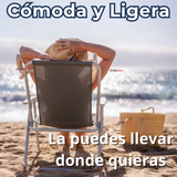Pack 2 Sillas Plegables Portátil Playa Camping Picnic Colores Surtidos