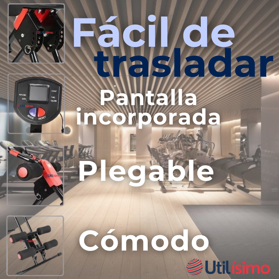 Máquina De Abdominales Plegable Ejercicio Deporte Fitness Six Pack