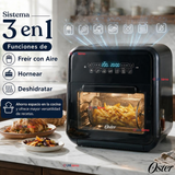 Súper Freidora De Aire Digital 10 Litros Oster® Multiples Funciones Ckstafov3