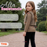 Conjunto Buzo Polera Chaleco 3 Piezas Niña Tedmimak Pretty Bear