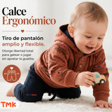 Conjunto 2 Piezas Polerón con Capucha y Pantalón 100% Algodón Bebé Niño Brown Dinosaur