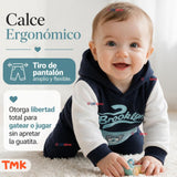 Conjunto 2 Piezas Polerón y Buzo 100% Algodón Tedmimak Bebé Niño Brooklyn