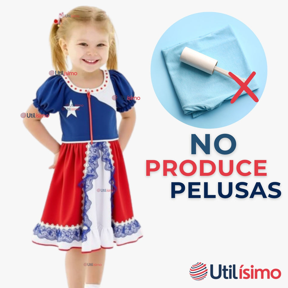 Vestido Huasa Niña Bandera Chilena Fiestas Patrias