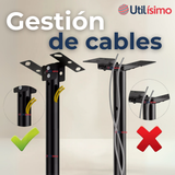 Soporte TV Pared Techo Ajustable 68Kg 32 a 85 Pulgadas 32 40 43 50 55 60 65 70 75 77 80 82 85
