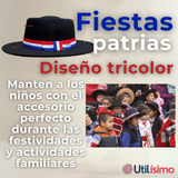 Sombrero Huaso Con Laso Elegante Fiestas Patrias