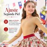 Pack 3 Poleras Camisas Panty Segunda Piel Elástica Niña Fechas Patrias
